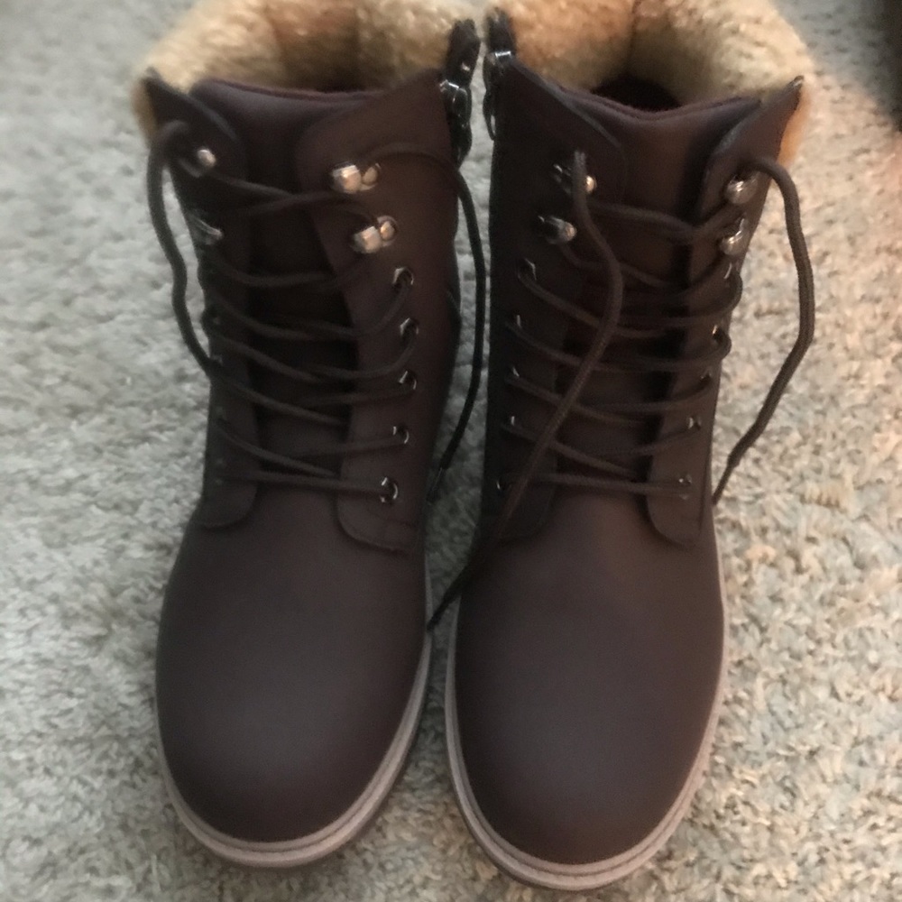 Ashley Stewart 12W Chocolate Boots!